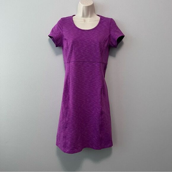 Duluth Trading Pink Space Dye NoGA Classic Short Sleeve Dress Size XS - Picture 1 of 4